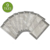 Lenox Gray Matte Marble Tile Sticker | Urban Brick[TM] | Funlife®