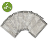 Lenox Gray Matte Marble Tile Sticker | Urban Brick[TM] | Funlife®