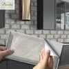 Lenox Gray Matte Marble Tile Sticker | Urban Brick[TM] | Funlife®