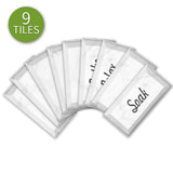 Mix Bathroom Marble Tile Sticker | Urban Brick[TM] | Funlife®