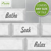 Mix Bathroom Marble Tile Sticker | Urban Brick[TM] | Funlife®