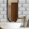 Grey Terrazzo Peel and Stick Tile Sticker | Urban Brick[TM] | Funlife®