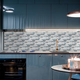 Ink Marble Peel and Stick Tile Sticker | Urban Brick[TM] | Funlife®