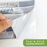 Ink Marble Peel and Stick Tile Sticker | Urban Brick[TM] | Funlife®