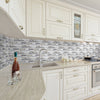 Grey Marble Peel and Stick Tile Sticker | Urban Brick[TM] | Funlife®