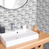 Grey Marble Peel and Stick Tile Sticker | Urban Brick[TM] | Funlife®