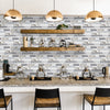 Grey Marble Peel and Stick Tile Sticker | Urban Brick[TM] | Funlife®