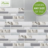 Grey Marble Peel and Stick Tile Sticker | Urban Brick[TM] | Funlife®