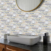 Grey Marble Peel and Stick Tile Sticker | Urban Brick[TM] | Funlife®