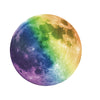 Funlife®|Glow in The Dark Moon Wall Decals, 35.4" x 35.4" Luminous Sticker